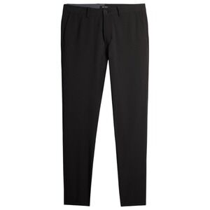 BOEN Black Essential Pant Tech Chino Size 36 x 32 Slim Tapered Business Casual